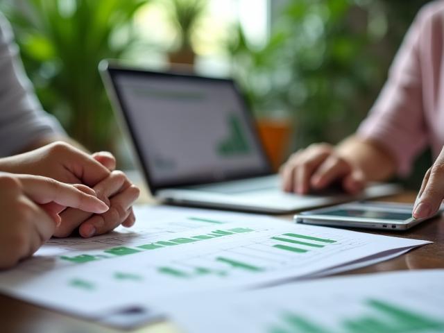 บรรยากาศการให้คำปรึกษาการเงิน