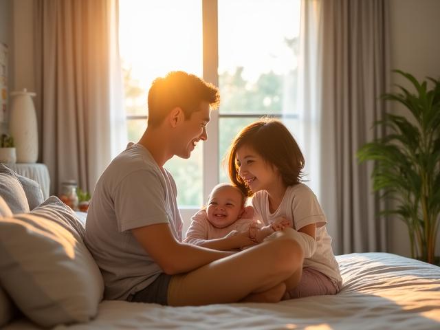 ความสุขของครอบครัวที่มีความมั่นคงทางการเงิน